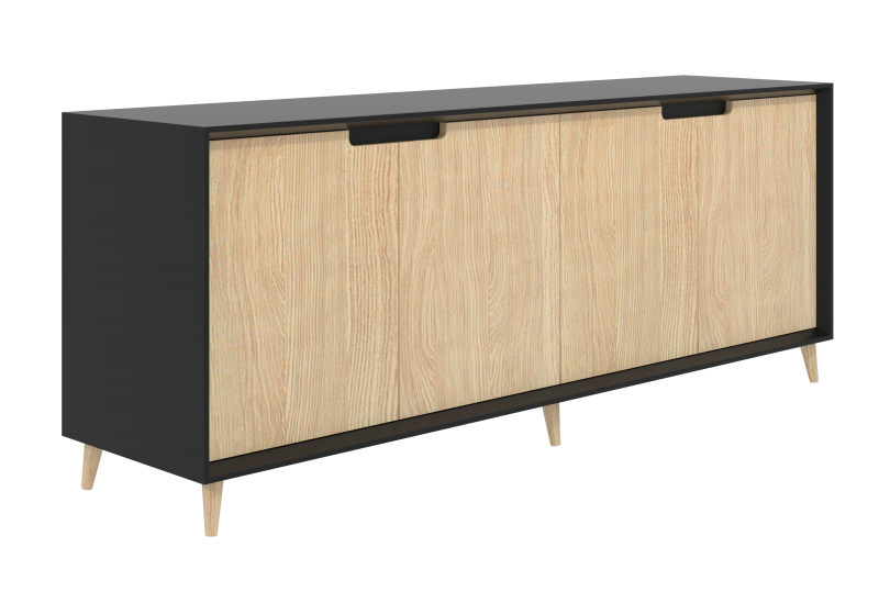Oslo executive credenza unit-low height cupboard storage units- NZ Made