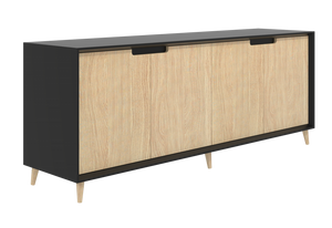 Oslo executive credenza unit-low height cupboard storage units- NZ Made