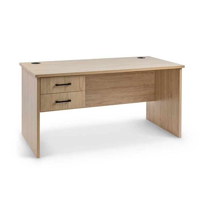 OKI Desk with Drawers-home office desk with drawers