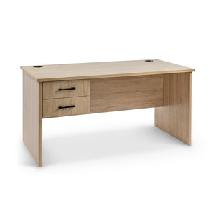 OKI Desk with Drawers-home office desk with drawers