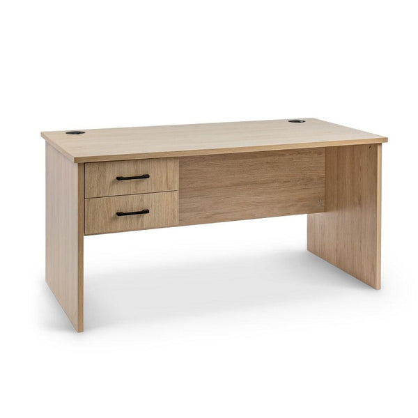OKI Desk with Drawers-home office desk with drawers