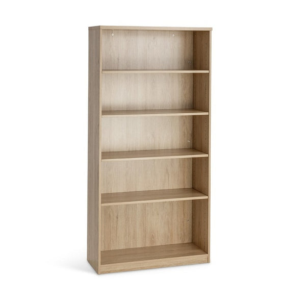 Oki bookcase - Autumn Oak-1800 high-5 levels of shelving