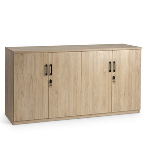 Oki credenza unit-900 high locking cupboards-1200 and 1800 wide