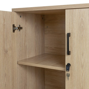 Oki credenza unit-900 high locking cupboards-1200 and 1800 wide