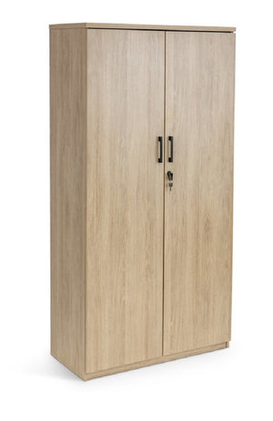 Oki two door cupboards-locking- 900 & 1800 high- Autumn Oak