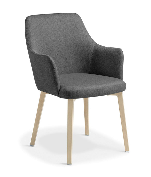 Olli office Tub chair| a versatile-comfortable visitor-meeting chair| two base and colour options