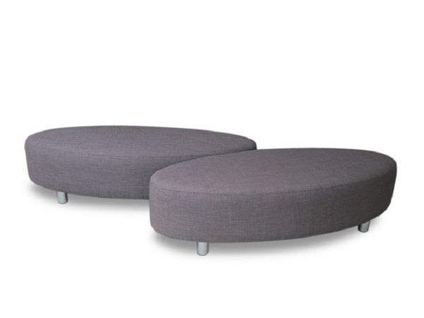 Oval Ottoman-soft seating-office-schools-Vinyl -Fabric upholstery-NZ made