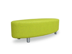 Oval Ottoman-soft seating-office-schools-Vinyl -Fabric upholstery-NZ made