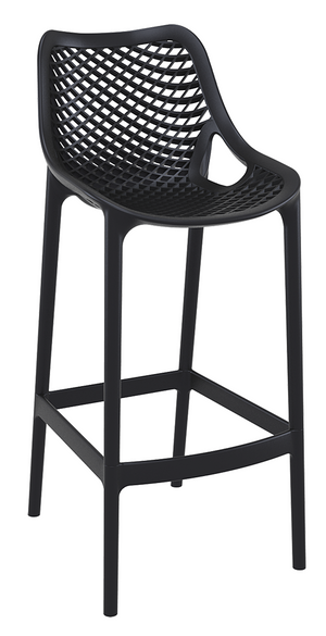 Oxygen bar stool- outdoor UV stablised glass fiber reinforced frame-5 colours