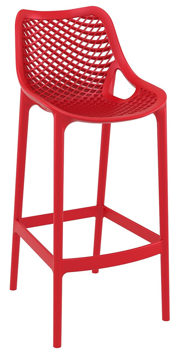 Oxygen bar stool- outdoor UV stablised glass fiber reinforced frame-5 colours