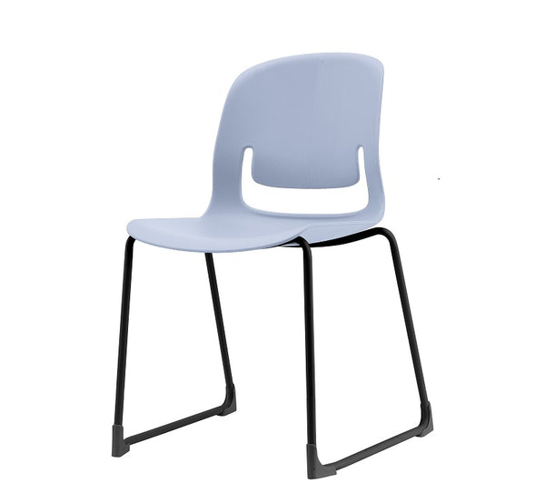 Palette visitor-cafe chair or student polypropylene chair - optional side Tablet arm