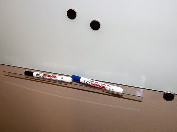 Magnetic Glass whiteboard- colour options-wall mounted Glass boards