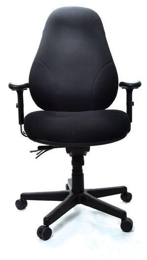Persona 24/7 High back heavy duty Office chair with arms-AFRDI 142-Leather upholstery option