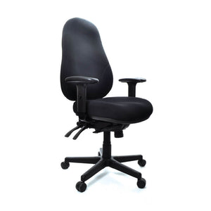 Persona 24/7 High back heavy duty Office chair with arms-AFRDI 142-Leather upholstery option