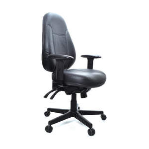 Persona 24/7 High back heavy duty Office chair with arms-AFRDI 142-Leather upholstery option