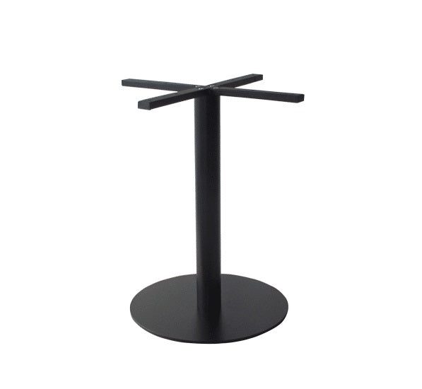 NZ Round Meeting Table - steel pedestal disc base - N Z made range