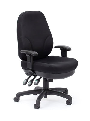 Plymouth Executive High back office chair-wide seat-15 year warranty-AFRDI certified-colour options