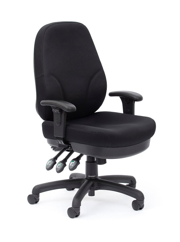 Plymouth Executive High back office chair-wide seat-15 year warranty-AFRDI certified-colour options