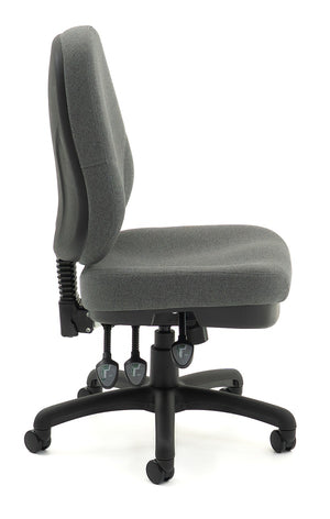 Plymouth Executive High back office chair-wide seat-15 year warranty-AFRDI certified-colour options