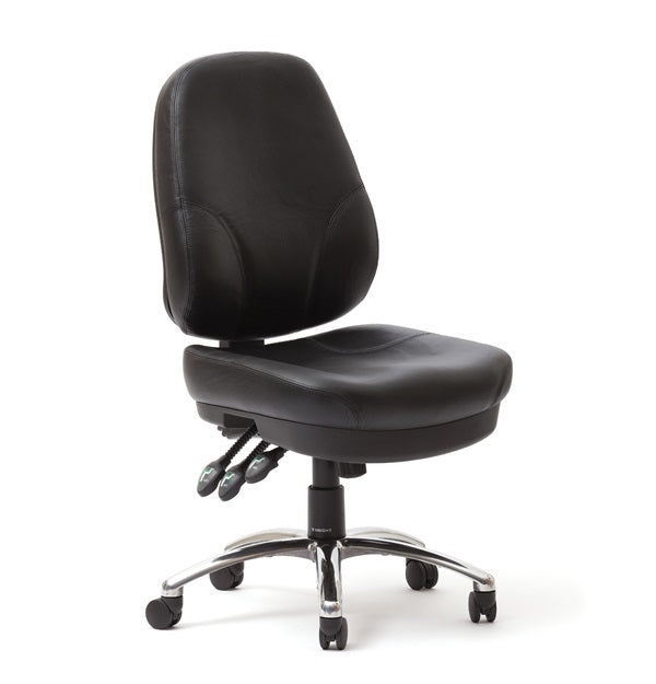 Plymouth Executive High back office chair-wide seat-15 year warranty-AFRDI certified-colour options