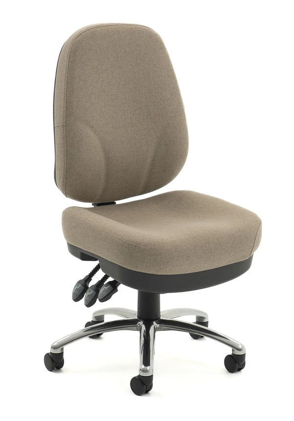 Plymouth Heavy duty high back office-executive chair-Big seat- 200kg rated-10+ hour comfort rating