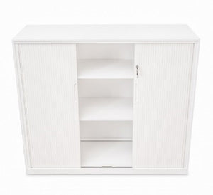 Proceed Steel Tambour door cabinet-1200 wide -3 heights-Two colours-planter box option