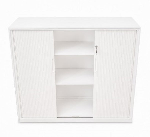 Proceed Steel Tambour door cabinet-1200 wide -3 heights-Two colours-planter box option