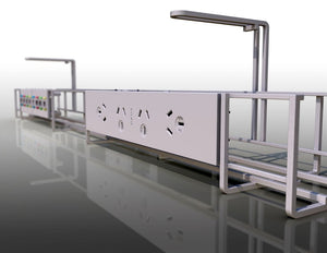 Elsafe Soft wiring components -cable baskets- power modules- connecting cables