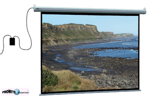Prowite Projection screen electric adjust - Wall mounted electric presentation projection screens|