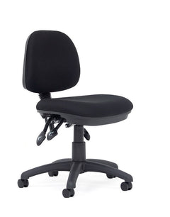 Promo express 3 lever Mid back office chair- Black only-flat pack value