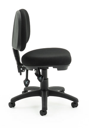 Promo express 3 lever Mid back office chair- Black only-flat pack value