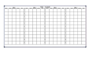 Prowite term planner| Porcelain laser etched whiteboard school Term planner