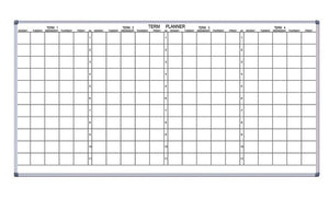 Prowite term planner| Porcelain laser etched whiteboard school Term planner