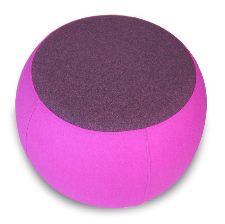 Pumpkin Ottoman- fat round pumpkin shape Ottoman-soft seating- breakout areas
