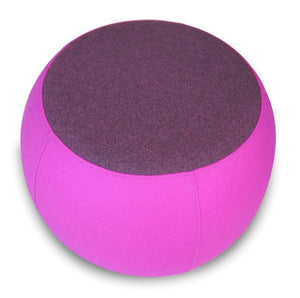 Pumpkin Ottoman- fat round pumpkin shape Ottoman-soft seating- breakout areas