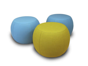 Pumpkin Ottoman- fat round pumpkin shape Ottoman-soft seating- breakout areas