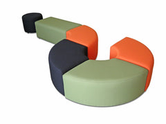 Quarters Ottoman - flexible soft seating- break out- reception-Vinyl upholstery| NZ built