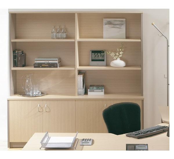 NZ Made Large Wall Storage Unit w/ Storage Cupboards and Shelving