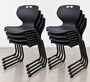 Roswell cantilever student chair| stacking classroom chairs for Year 2 to 10