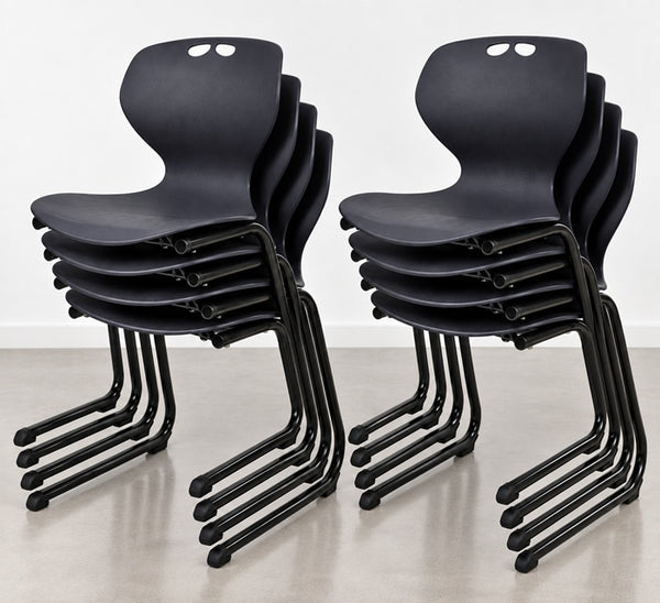 Roswell cantilever student chair| stacking classroom chairs for Year 2 to 10