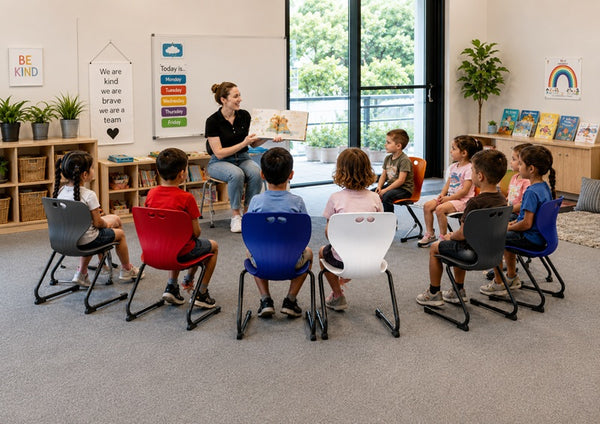 Roswell cantilever student chair| Year 2 to 10 classroom chair