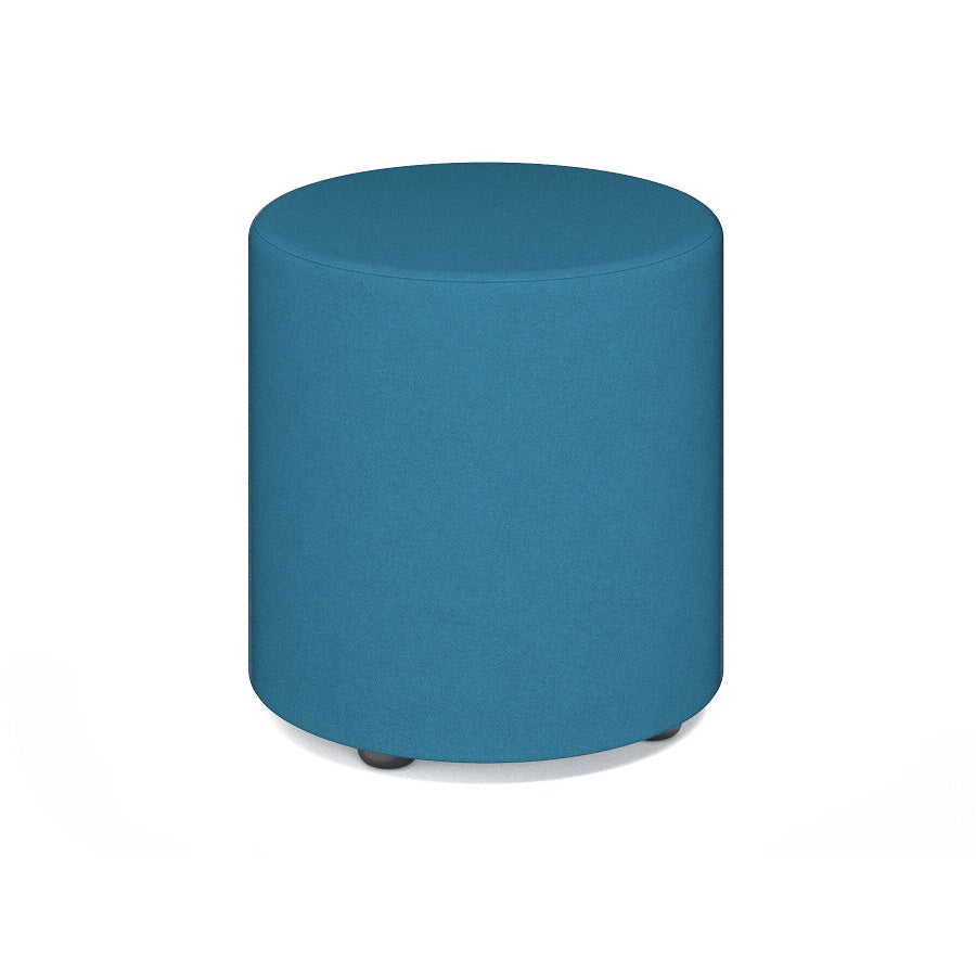 Ottomans soft upholstery Ottomans-Round or Box shapes for office, break out, Educational| NZ made