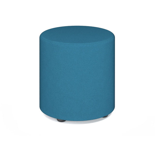 Ottomans soft upholstery Ottomans-Round or Box shapes for office, break out, Educational| NZ made