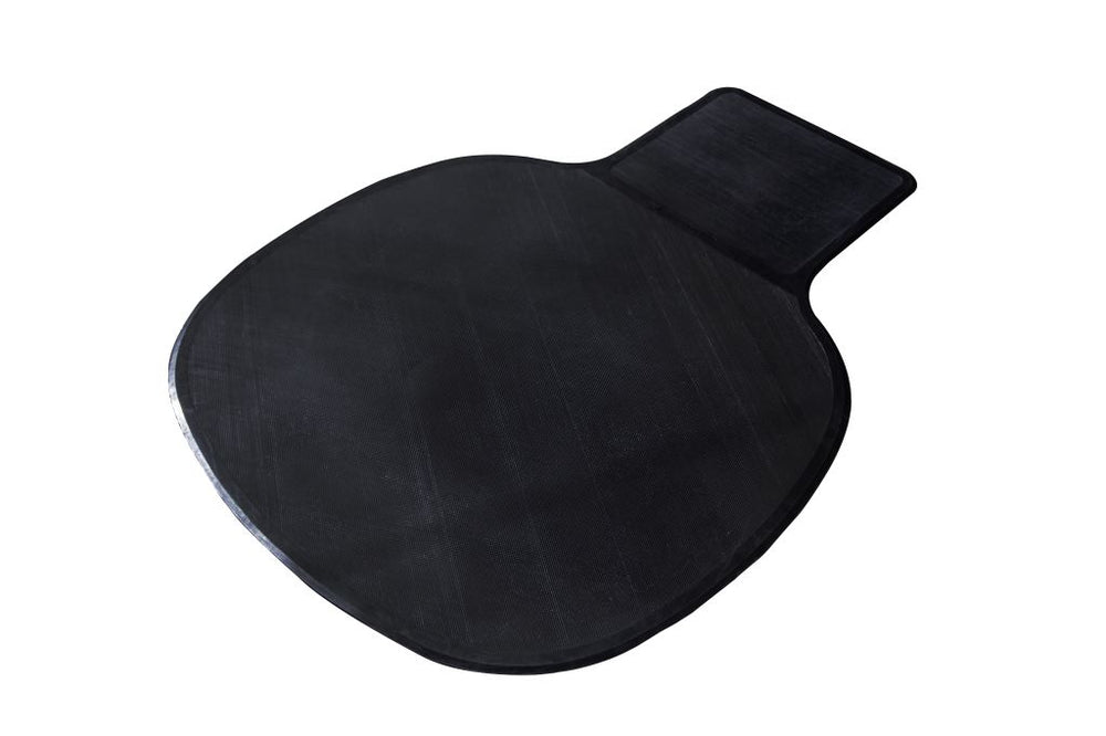 Rubber Chair Mat -keyhole shape- ideal for hard timber or vinyl Floors