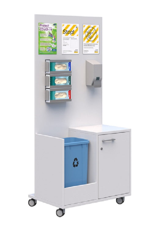 Sanitization Station for offices| mobile Office Hygiene unit|