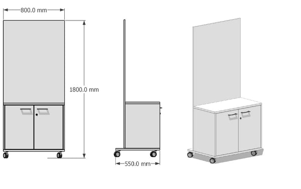 Sanitization Station for offices| mobile Office Hygiene unit|