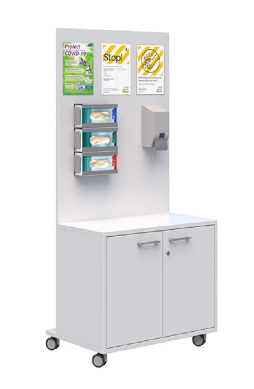Sanitization Station for offices| mobile Office Hygiene unit|