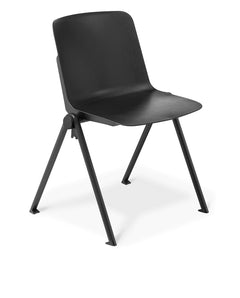 Scout 4 leg stacking chair-meeting-visitor-cafe chair- 4 colours