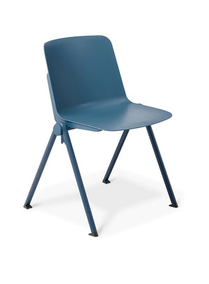 Scout 4 leg stacking chair-meeting-visitor-cafe chair- 4 colours