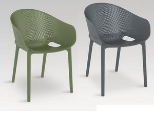 Sky outdoor arm chair-UV stabilized outdoor chair- 2 colours